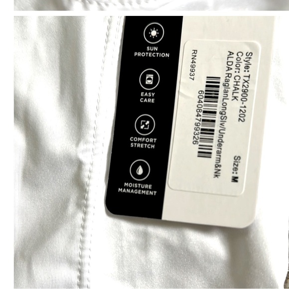 NWT! Tail ALDA Raglan Long Sleeve Top - Picture 7 of 11